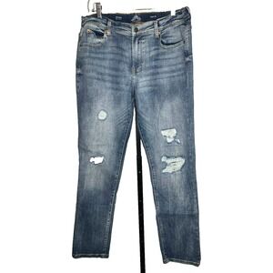 Thereabouts Jeans Boys Size 18 Husky Taper Fit Jeans Medium Wash distressed